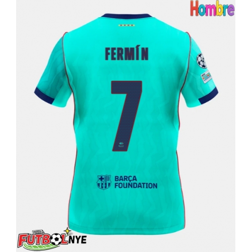Camiseta Barcelona Fermin Lopez #7 Tercera Equipación 2026-27 manga corta